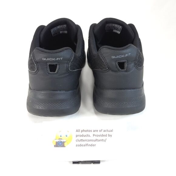 Skechers GoWalk 6 Athletic Lace Up Walking Shoe Womens Size 9.5 124514 Black - Picture 3 of 10
